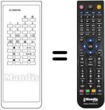 Télécommande équivalente 105-045G