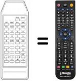 Télécommande équivalente 105-523E