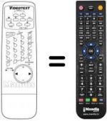 Télécommande équivalente Irradio FTC 1449