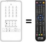 Télécommande équivalente MTS 16 PROGR