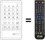 Télécommande équivalente 16 PROGRAMMI US