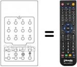 Télécommande équivalente 16 CHANNELS
