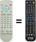 Télécommande équivalente 1AV0U10B17600