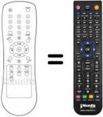 Télécommande équivalente 2000 FTA