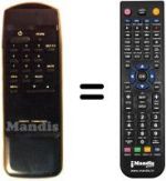 Télécommande équivalente UFD 92