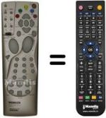 Télécommande équivalente Thomson 42 WM 04 ST