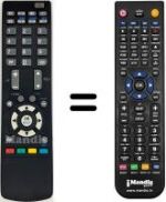 Télécommande équivalente Autovox AX 32UDV 70