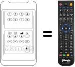 Télécommande équivalente 3404 / 2120