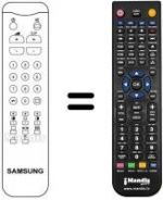 Télécommande équivalente Samsung CB 5062 A