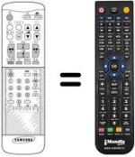 Télécommande équivalente 3F14-00040-140