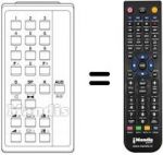 Télécommande équivalente 400126