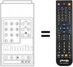 Télécommande équivalente 4822 218 20297