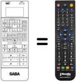 Télécommande équivalente 4900 064 897 / 912