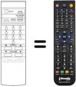 Télécommande équivalente 55 TLC
