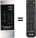 Télécommande équivalente 56.39791