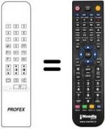 Télécommande équivalente CM1