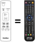 Télécommande équivalente 597-067A
