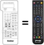 Télécommande équivalente 597-080E