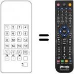 Télécommande équivalente 60141