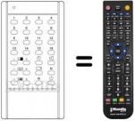 Télécommande équivalente 6026011