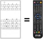 Télécommande équivalente Luma LF 67 H 89