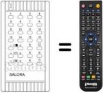 Télécommande équivalente 6070011