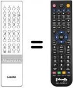 Télécommande équivalente 6123025