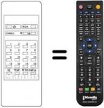 Télécommande équivalente Audiosonic KBB 1574