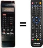 Télécommande équivalente 6152-602-2SE