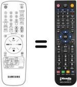 Télécommande équivalente Samsung SV-600 XH