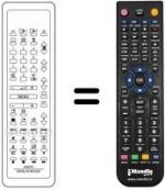Télécommande équivalente Aristona 85 KD 2820