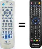 Télécommande équivalente 6711R1P082A
