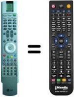 Télécommande équivalente LG RZ-37LZ31