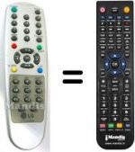 Télécommande équivalente 6710V00044L