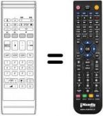 Télécommande équivalente 68020 VA