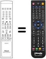 Télécommande équivalente 68200 VA / K / F (TV 16:9)