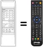 Télécommande équivalente QUELLE 729687.4