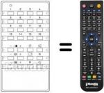 Télécommande équivalente 86040