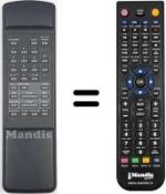 Télécommande équivalente 8622 661 50211
