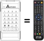 Télécommande équivalente 939P-03607