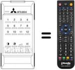 Télécommande équivalente 939P-03609
