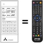 Télécommande équivalente 939P-06501