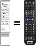 Télécommande équivalente 939P-11404
