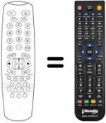 Télécommande équivalente Seg CT 2802