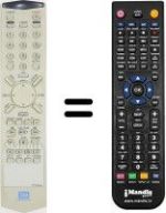 Télécommande équivalente 97P1R2KCA0