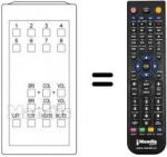 Télécommande équivalente A508230