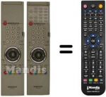 Télécommande équivalente Samsung WS 32A108P