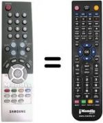 Télécommande équivalente Samsung WS 32Z306V