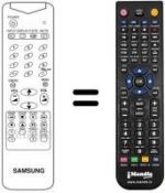Télécommande équivalente AA59-10033