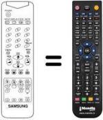 Télécommande équivalente AA59-10075 C